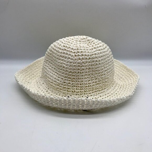 On 34th White Woven Adjustable Hat - Picture 6 of 10